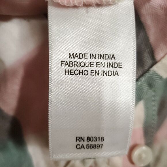 Lucky Brand Top Womens Sz S Pink Plaid Flannel Button Up Long Sleeve Soft Cotton - Picture 5 of 16